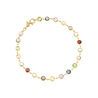 18ct gold Bracelet with stones