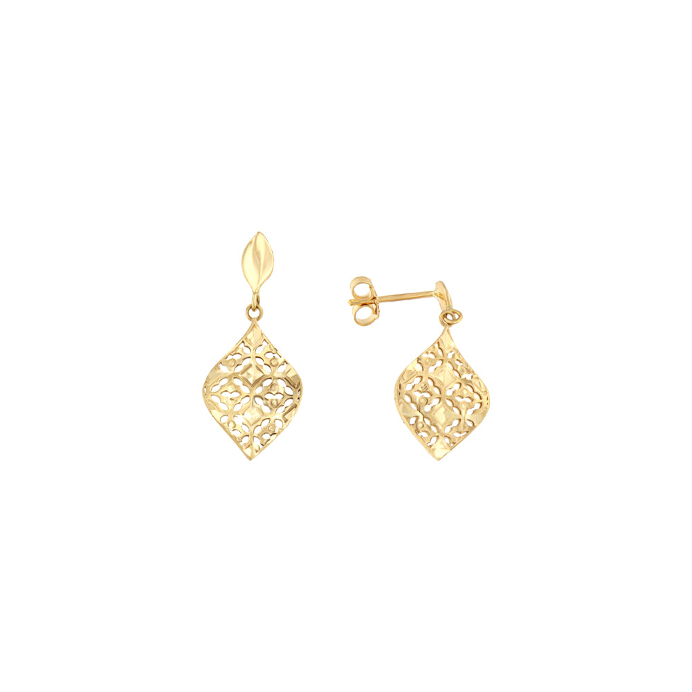 18ct gold Drop earrings