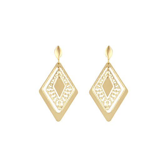 18ct gold Drop earrings