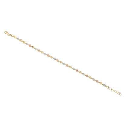 18ct gold Three gold bracelet