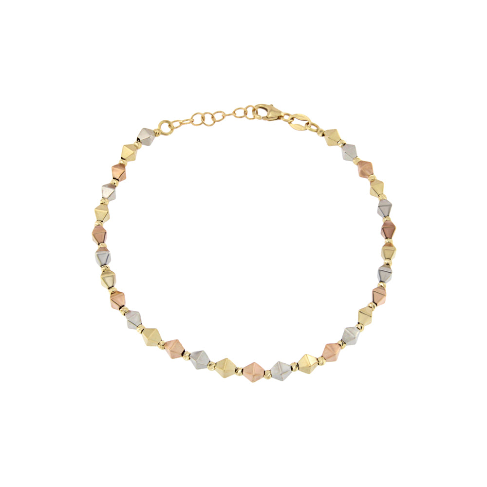 18ct gold Three gold bracelet