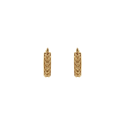 18ct gold Creole hoop earrings