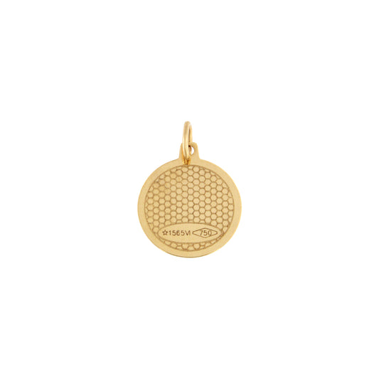 18ct gold First communion girl pendant