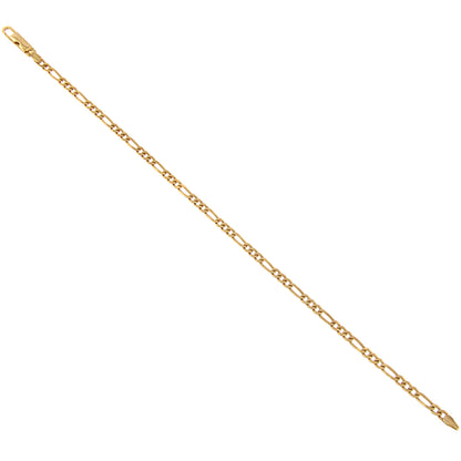 18ct gold Figaro bracelet