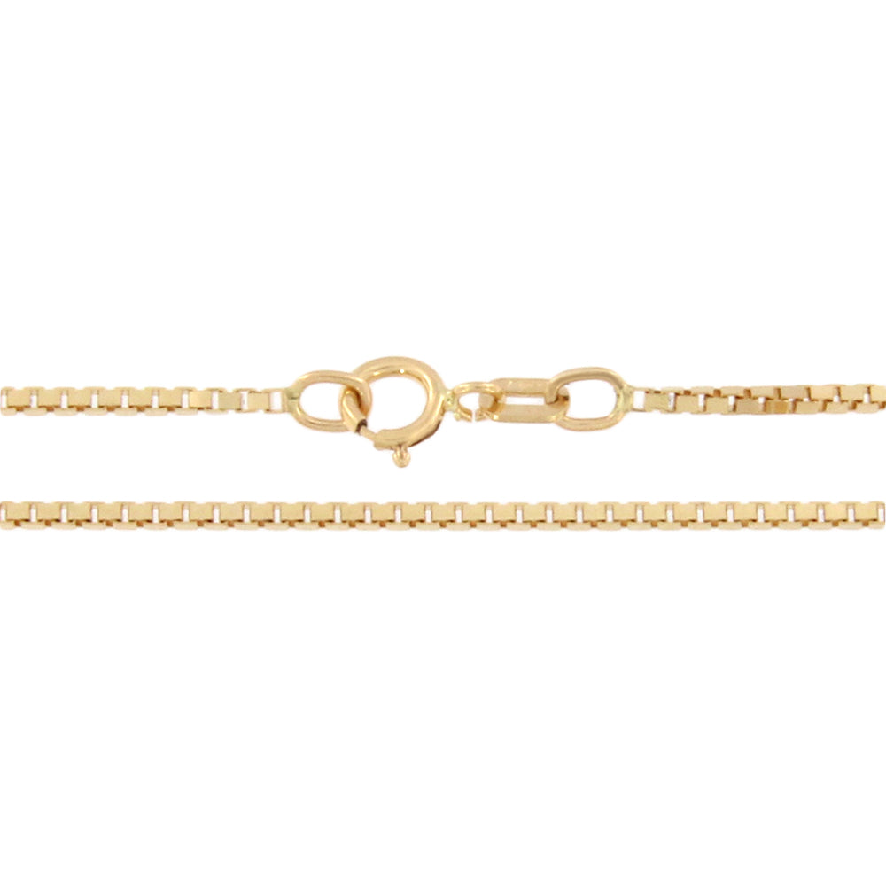 18ct gold Venetian chain