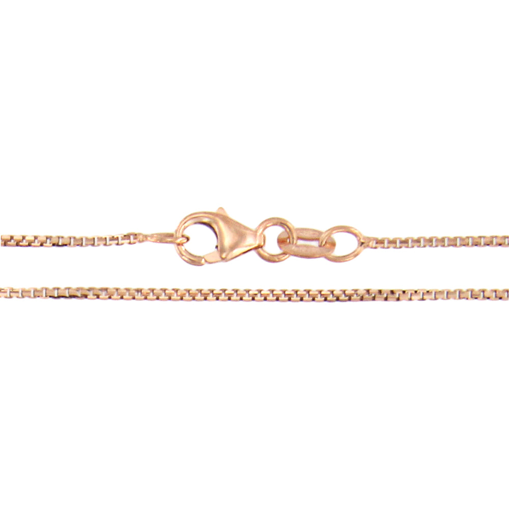 18ct gold Rose box chain