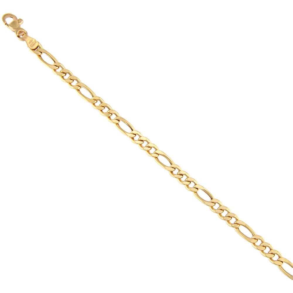 18ct gold Figaro anklet