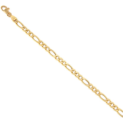 18ct gold Figaro anklet