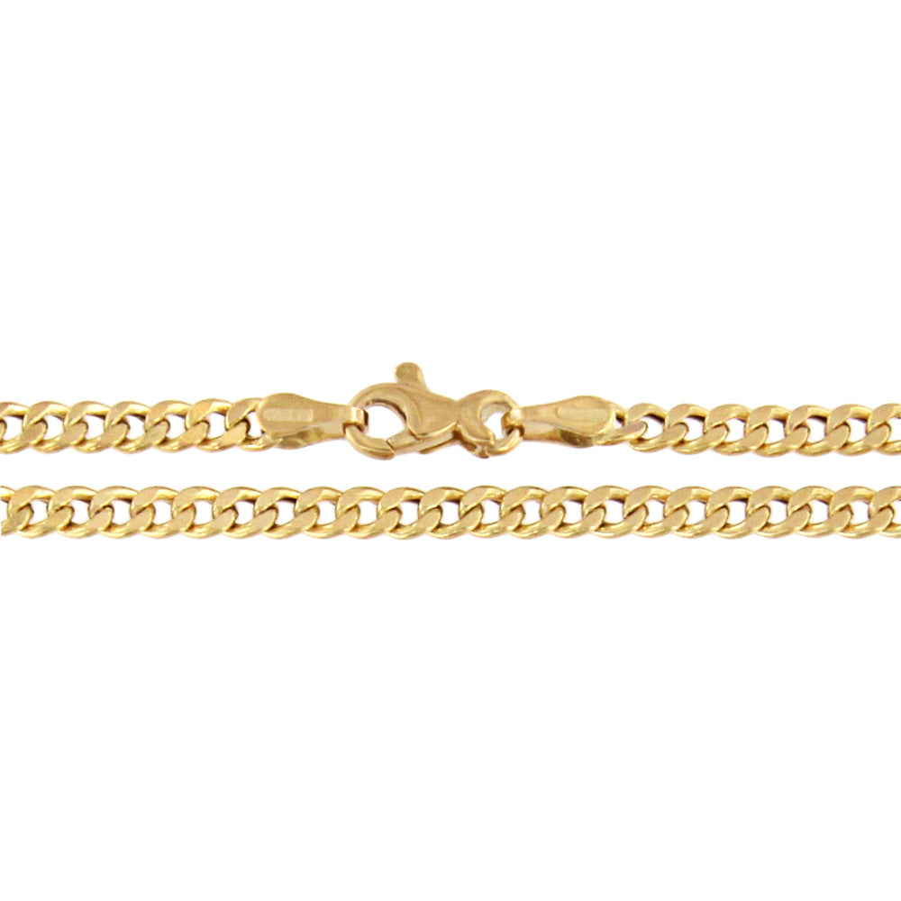 18ct gold Curb chain