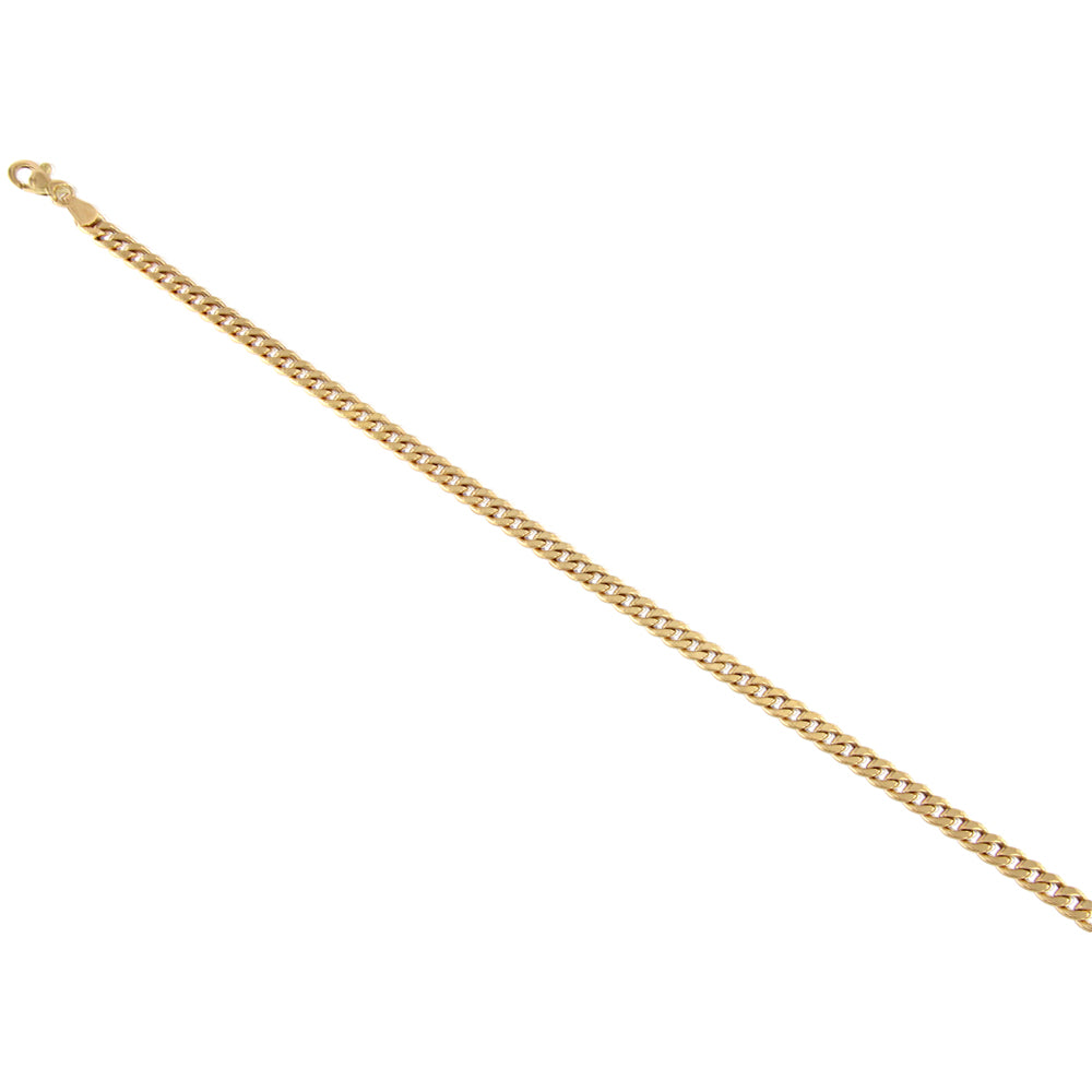 18ct gold Curb bracelet