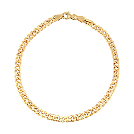 18ct gold Curb bracelet