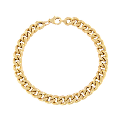 18ct gold Curb bracelet