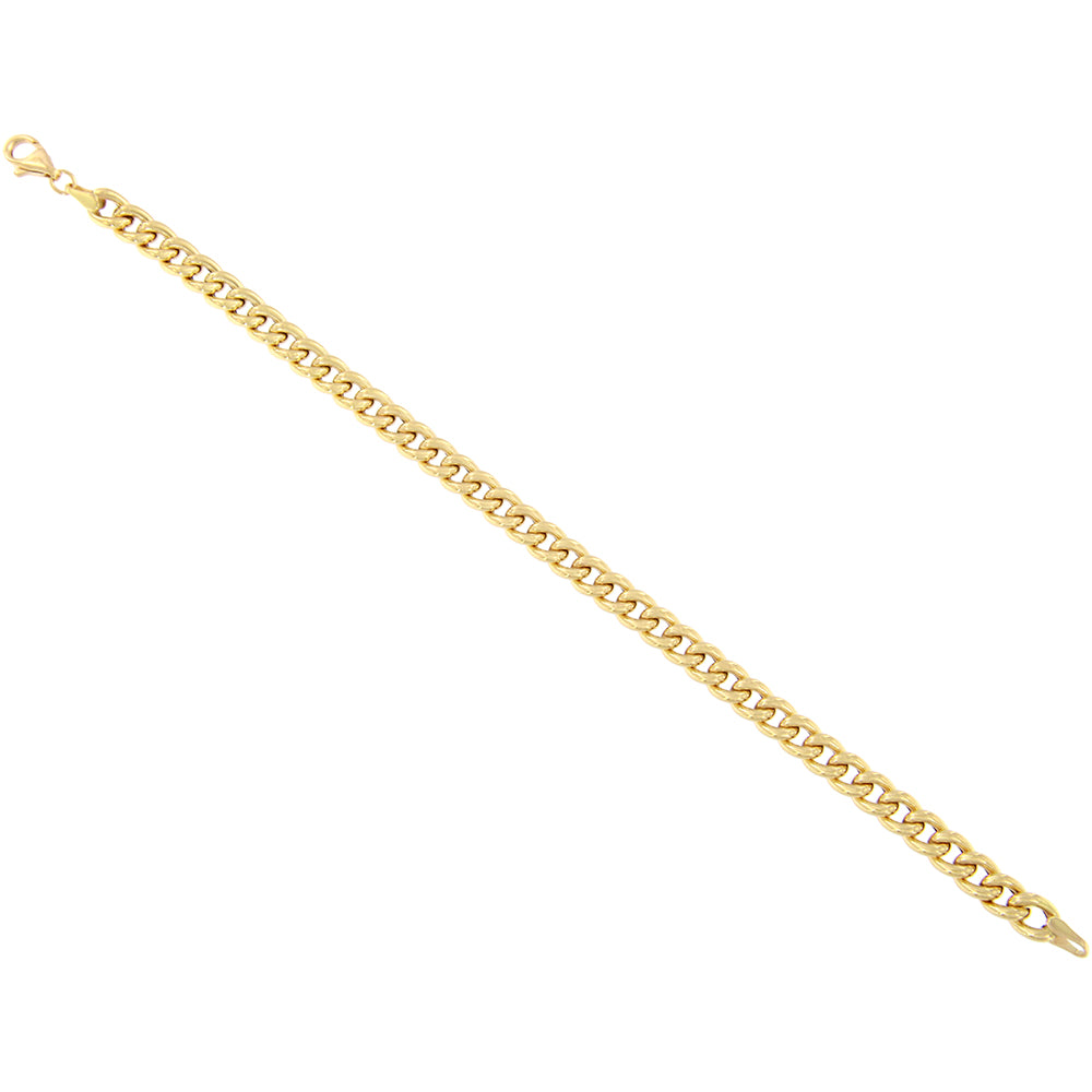 18ct gold Curb bracelet