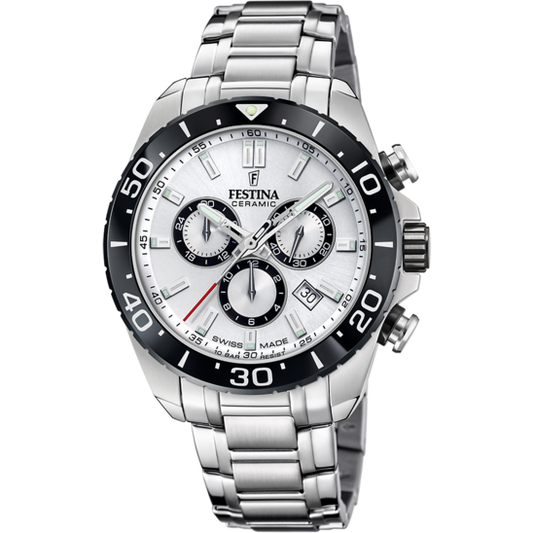 Festina Steel watch white steel strap