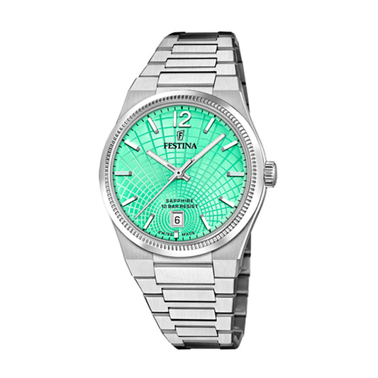 Festina Swiss made women's watch rivé green