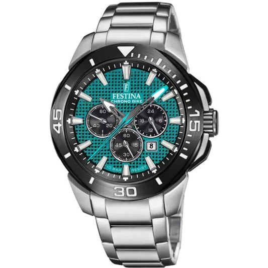 Festina Men Chrono Bike/Steel Bracelet