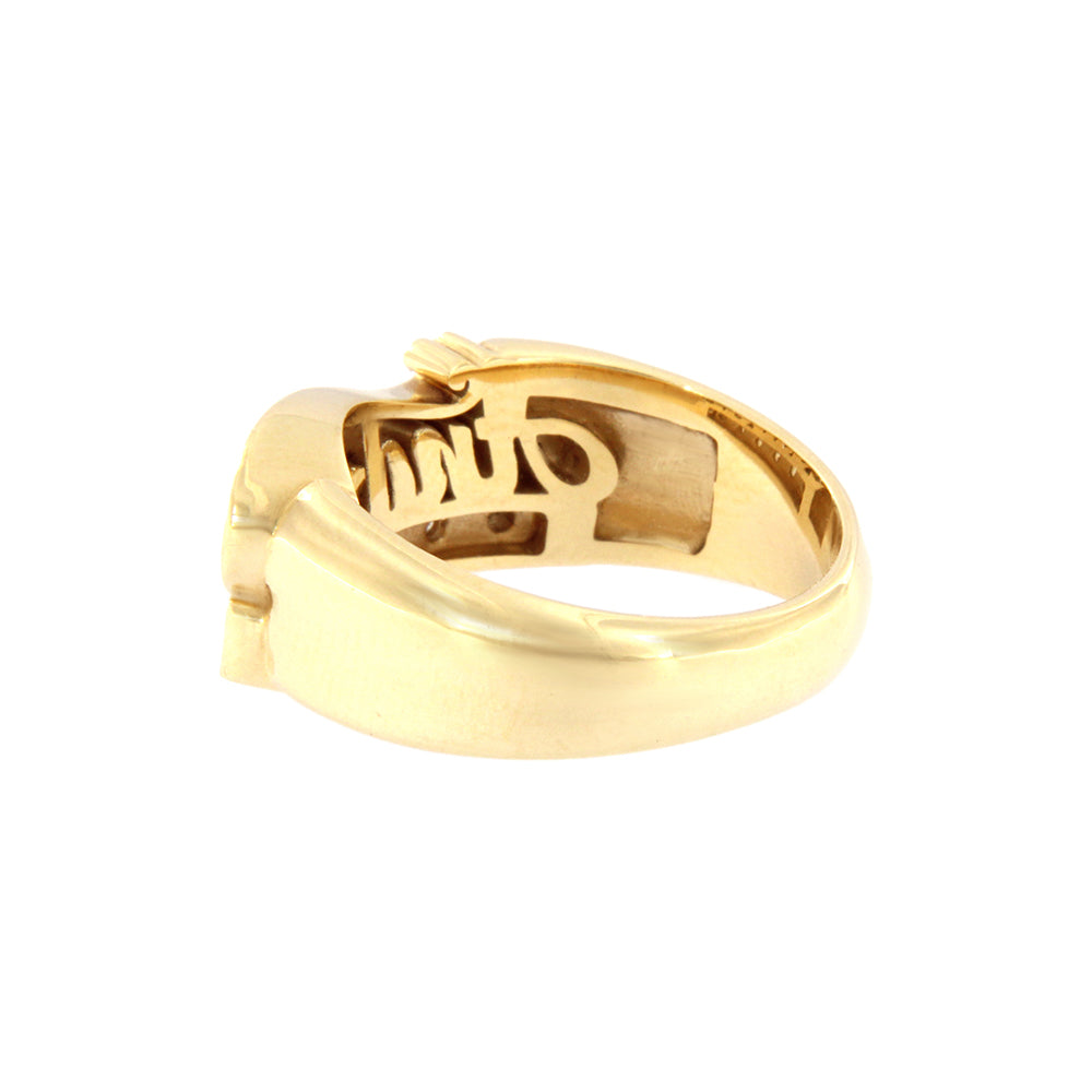 18ct gold Ring name model 1