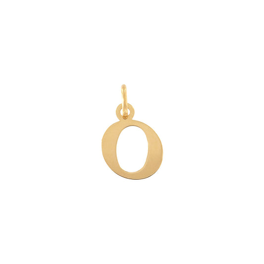 18ct gold Letter "O" pendant