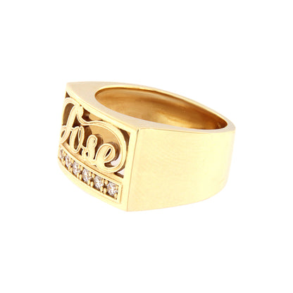 18ct gold Ring Name Model 2