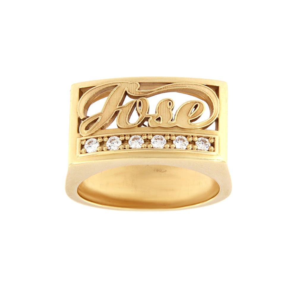 18ct gold Ring Name Model 2