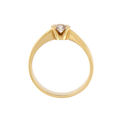 18ct gold White stone Ring