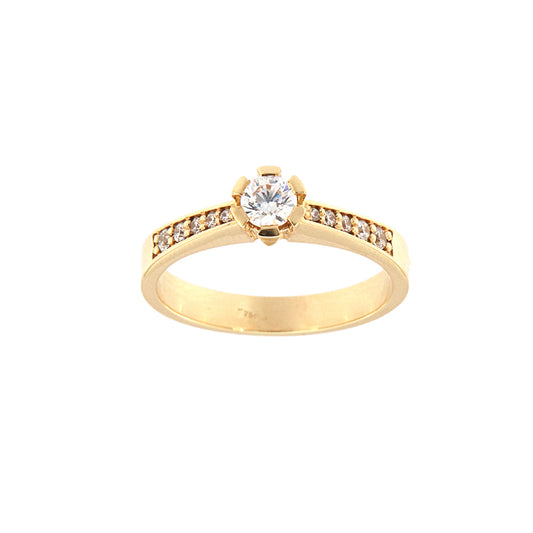 18ct gold Memory ring