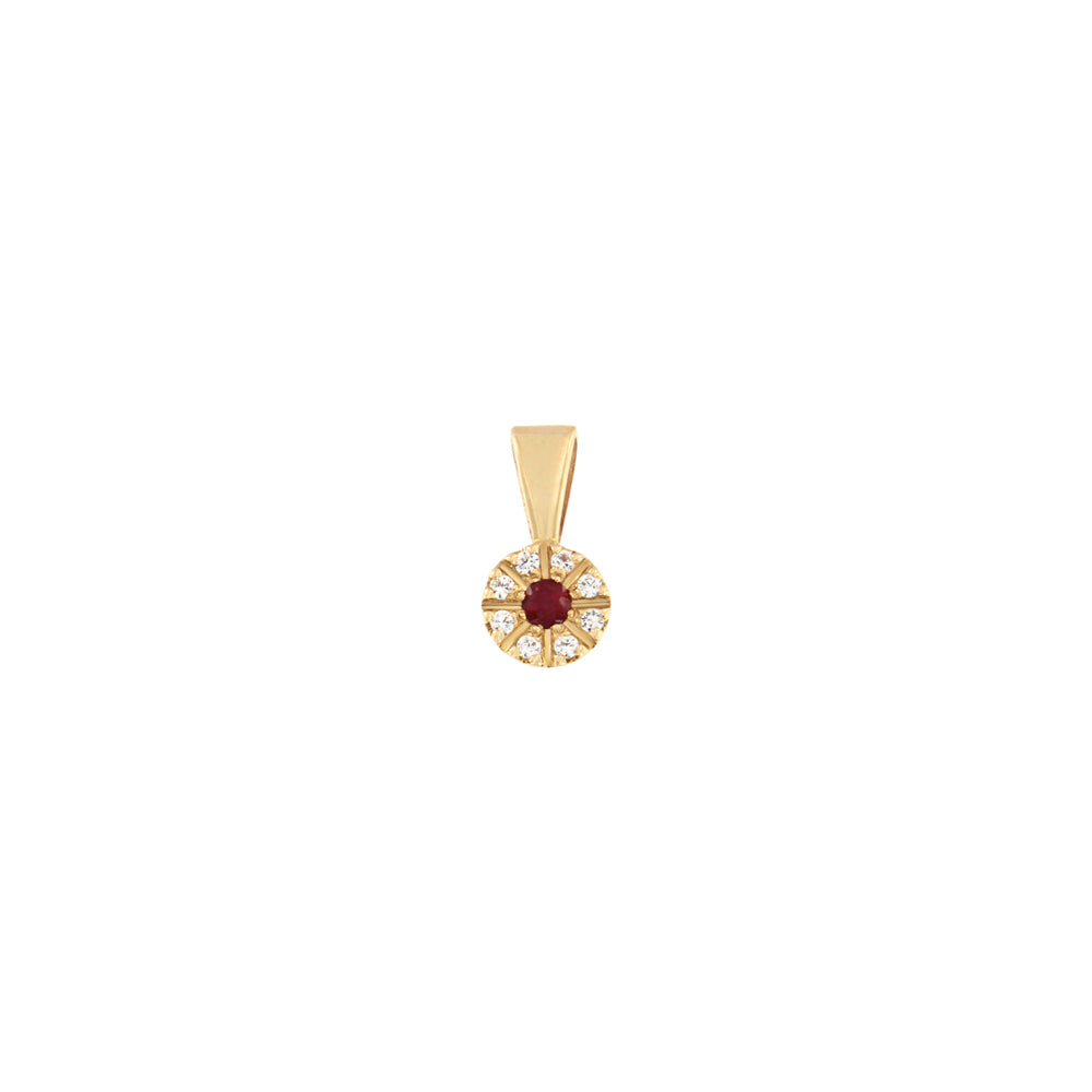 18ct gold Ruby pendant