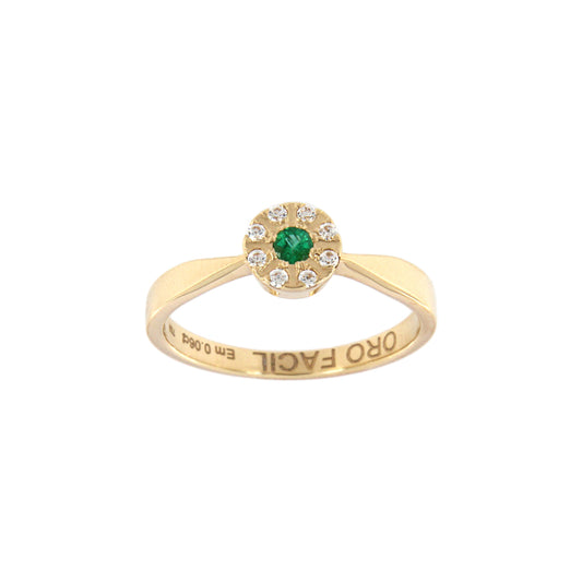 18ct gold Emerald ring