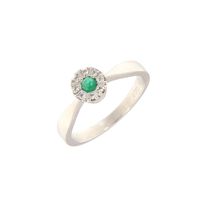 18ct gold Emerald ring