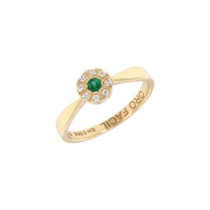 18ct gold Emerald ring