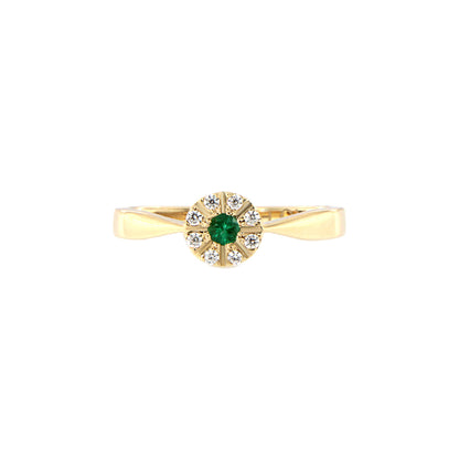 18ct gold Emerald ring