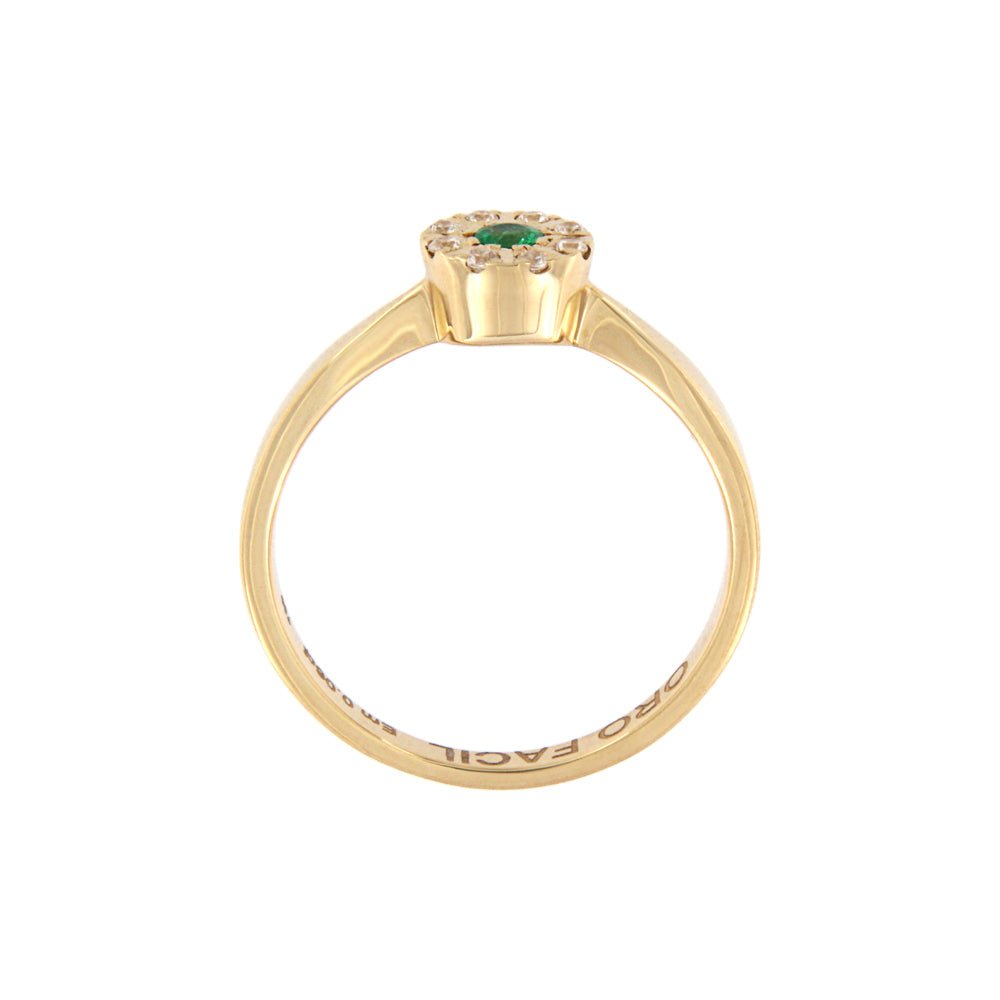 18ct gold Emerald ring