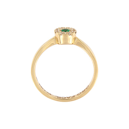 18ct gold Emerald ring