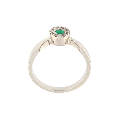 18ct gold Emerald ring