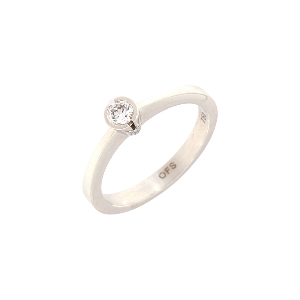 18ct gold Round ring