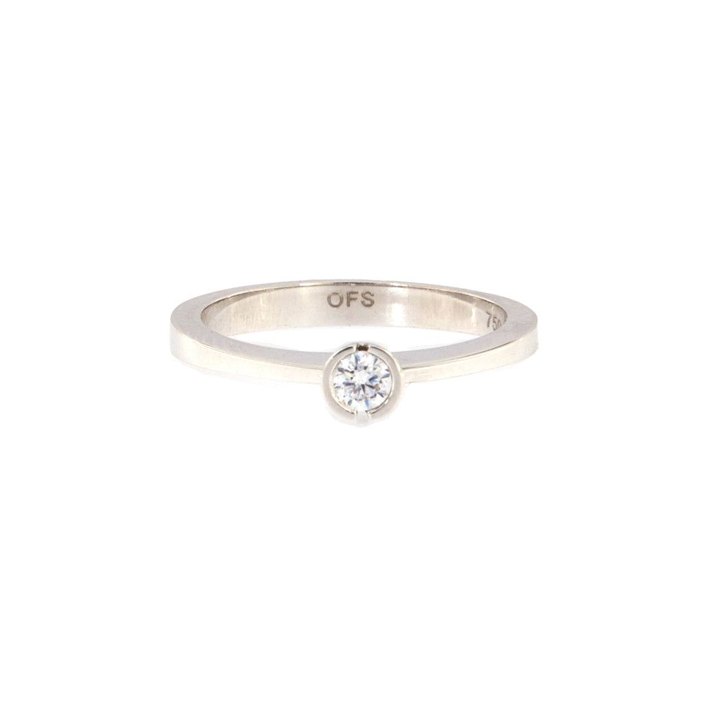 18ct gold Round ring