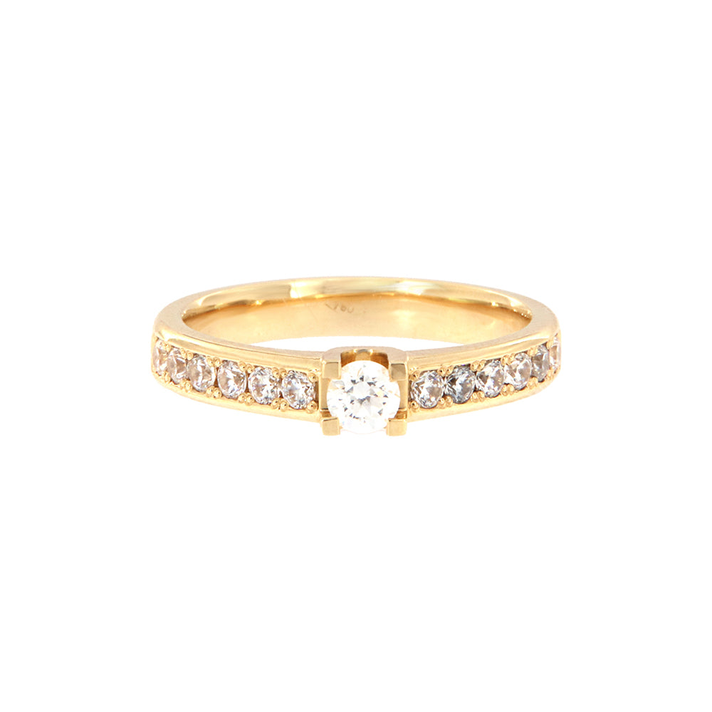 18ct gold Memory ring