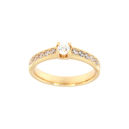 18ct gold Memory ring