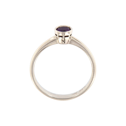 18ct gold Amethyst ring