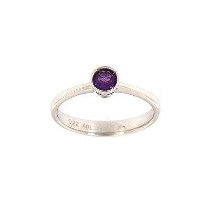 18ct gold Amethyst ring