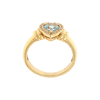 18ct gold Topaz ring