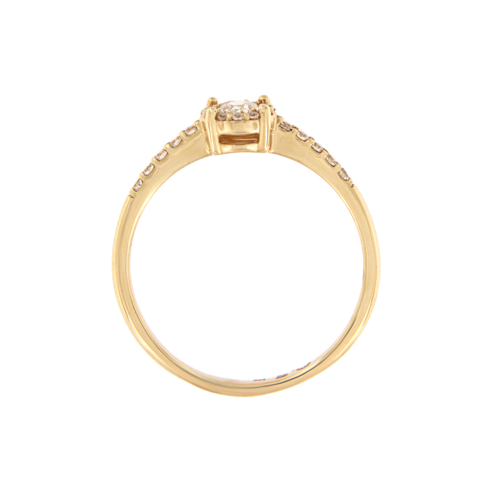 18ct gold Memory ring