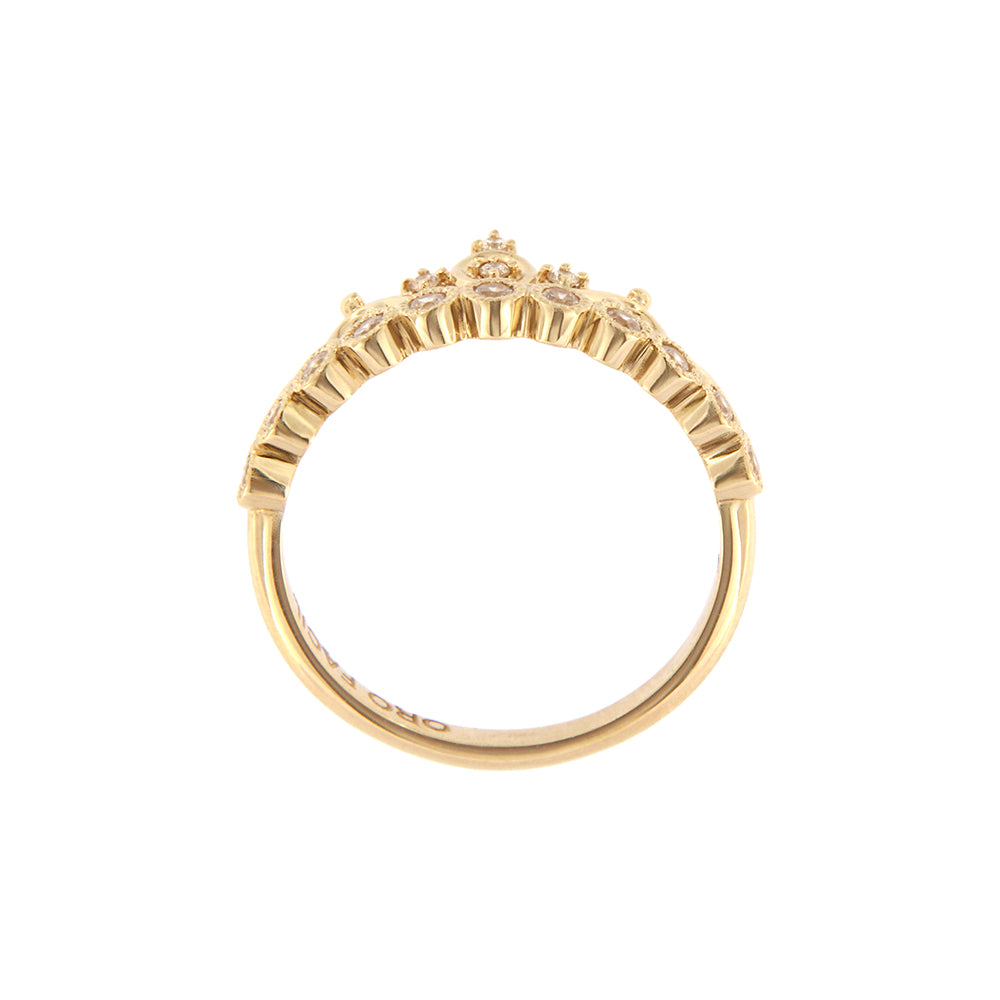 18ct gold Crown ring