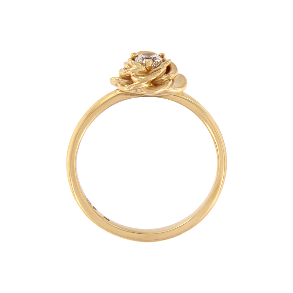 18ct gold Ring flower