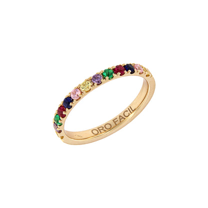 18ct gold Multicolored ring