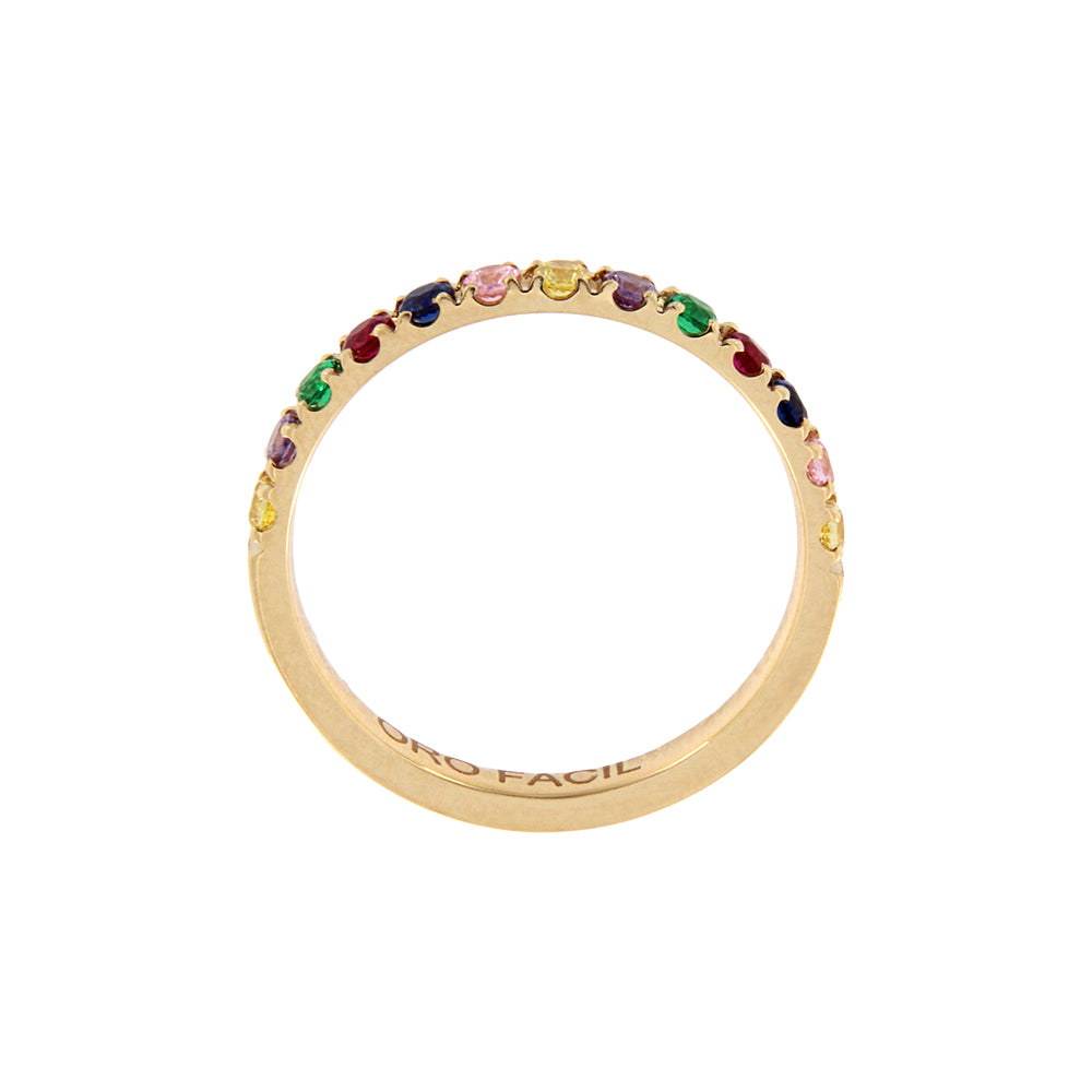 18ct gold Multicolored ring