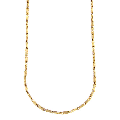 18ct gold Tubes chain