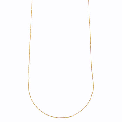 18ct gold Venetian chain