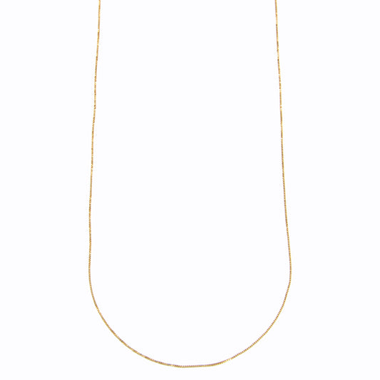 18ct gold Venetian chain