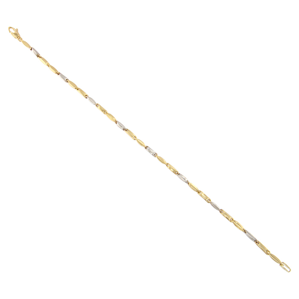 18ct gold Bicolour bracelet